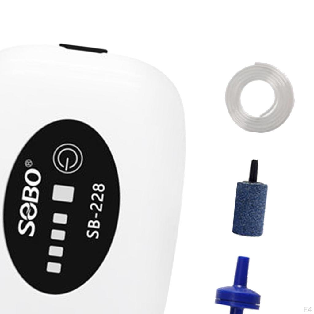 Aquarium-Luftpumpe Leiser USB-Sprudler für Hydroponik Outdoor-Fischerei