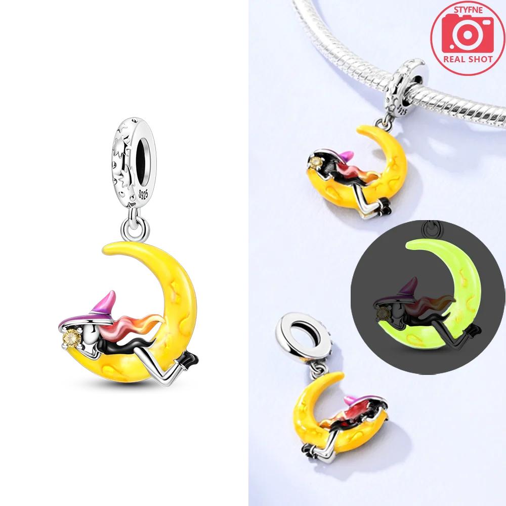 Luminous Firefly Stars Charm Fit Original New In Copper Charms Bracelets Pendants For Women Beads Diy Party Jewelry