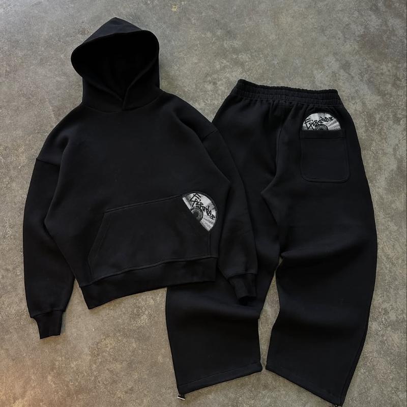 European and American autumn and winter casual pullover retro street trend hoodie