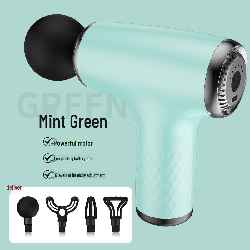 Electric Massage Gun with Heat and Extended Handle for Full-Body Relaxation