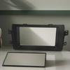 Stereo Radio Plate Frame Panel Dash Double Din Kit Plastic High Quality Material