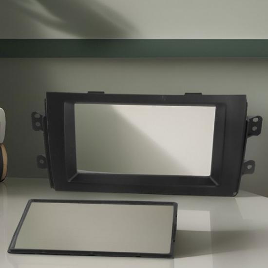 Stereo Radio Plate Frame Panel Dash Double Din Kit Plastic High Quality Material