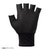 DAIWA Windproof Beltless XL Gloves, 5-Piece Cut, DG-8125W, Black,