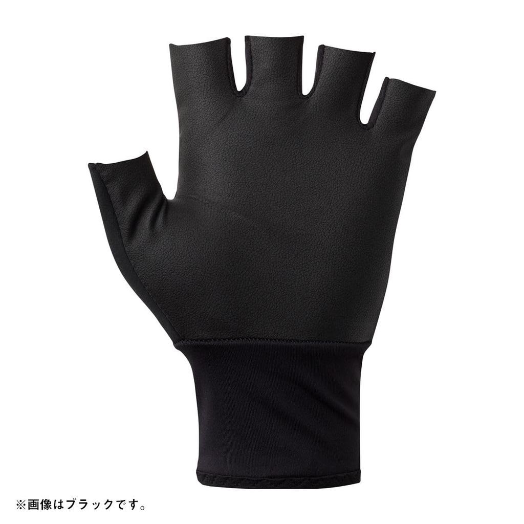 DAIWA Windproof Beltless XL Gloves, 5-Piece Cut, DG-8125W, Black,