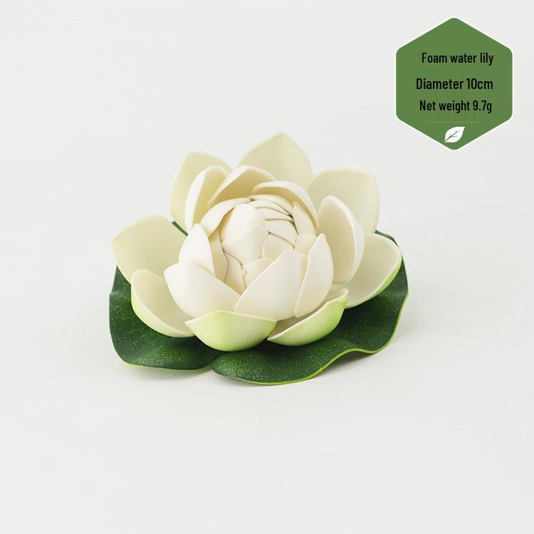 Artificial Lotus Leaf & Lotus Flower Pond Decorations for Fish Tanks & Living Rooms