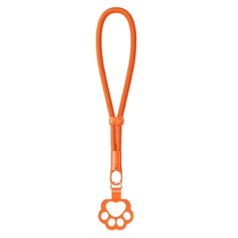 Anti Drop Phone Lanyard Adjustable Length Metal Auto Locking Clasp Polyester Wristband For Mobile Devices Small Gadgets