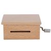 15 Note HandCranked Wooden Music Box with 7Pcs Blank Paper Tape and Hole Puncher DIY Music Box Parts