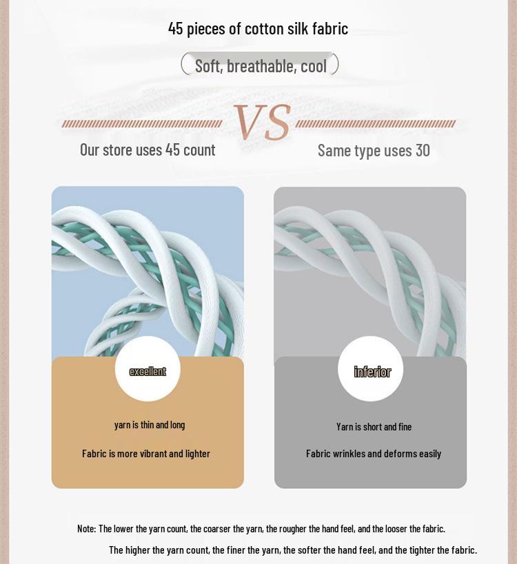 Dámské letní bavlněno-hedvábné pyžamové kalhoty: Lehký, Odolný proti komárům, Volný střih, Elastický kotník, Na pláž nebo na doma.