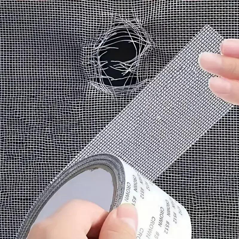 Anti-mosquito Mesh Window Net Screen Repair Tape Repair Broken Hole Window Waterproof Patch Net Self-adhesive Mesh Tape Tool