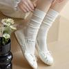 Women's Spring-Summer Mesh Mid-Calf Socks - Thin, Loose, Versatile Style, Miu Series