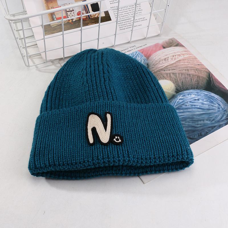 Women's Autumn and Winter New Dopamine Wool Hat Korean Versatile Knitted Hat Student Outdoor Warm Face Showing Small Cold Hat