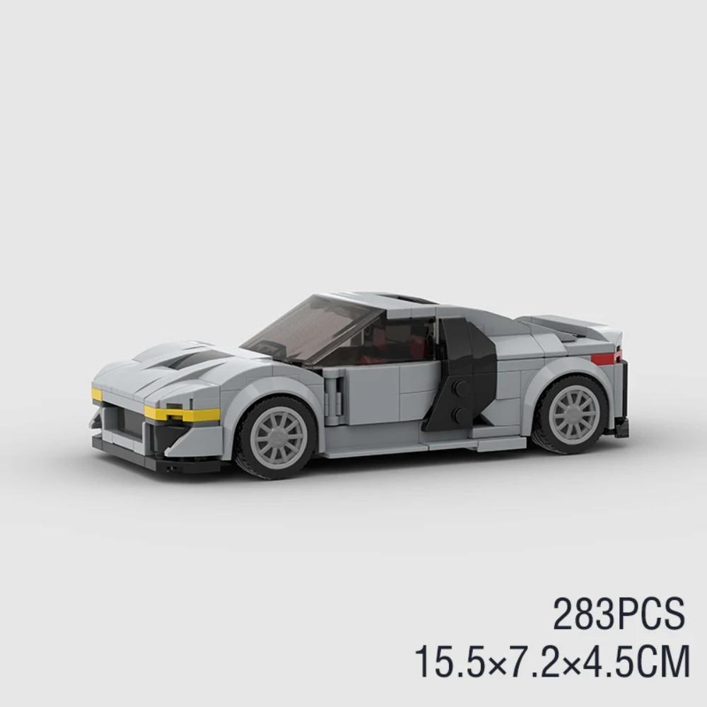 Model Mașină de Curse de Viteză în Oraș Blocuri de Construcție Cărămizi DIY MOC Jucărie Raliu Clasic Sport Vehicul Super Cursă Cadou de Crăciun tehnică