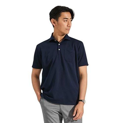 ORIHICA Men's Short Sleeve Polo Shirt Biz Polo Coolbiz Washable Stretch Highly Breathable Beige Size S