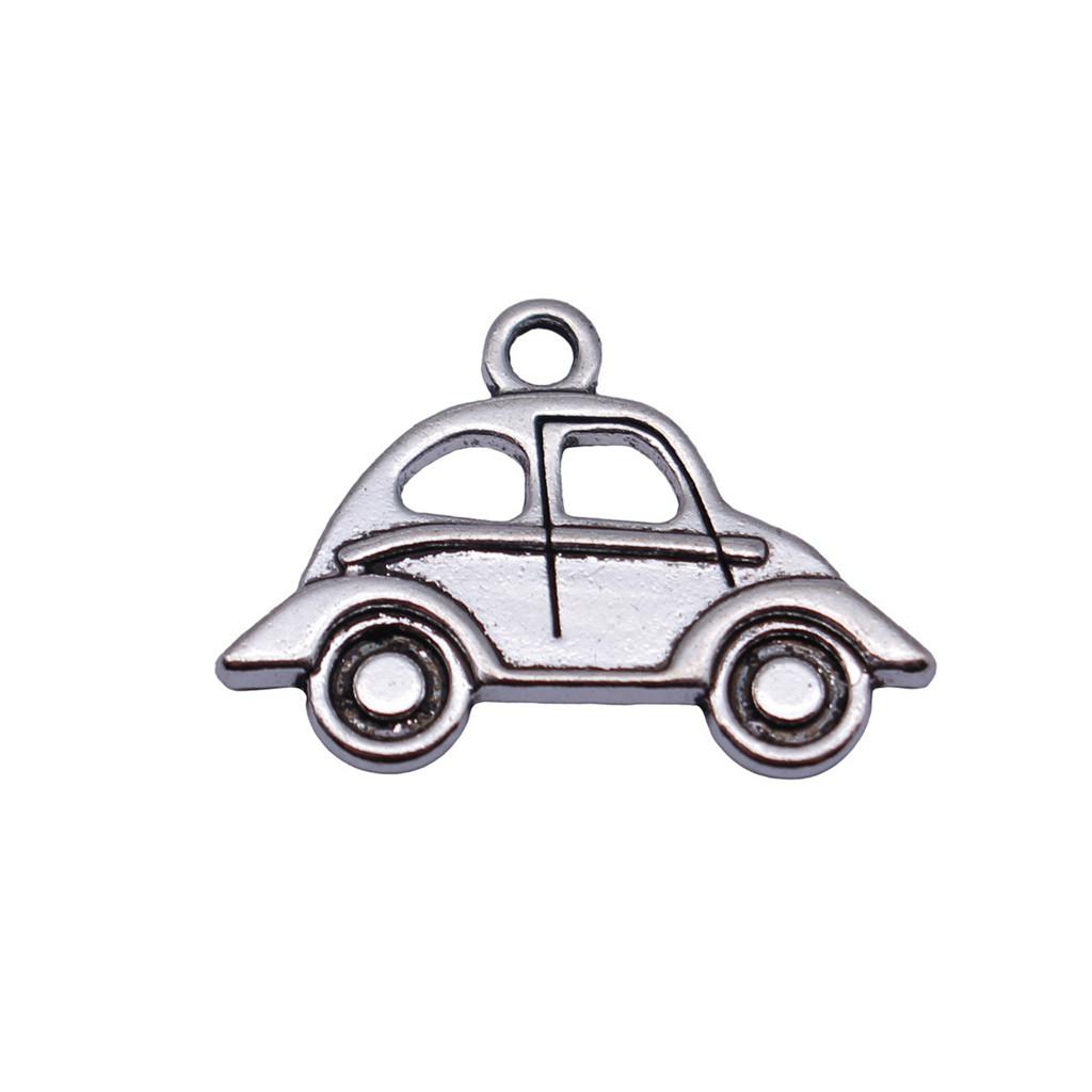Airplane Charms Multi Color Alloy Car Pendants For Travel Themed Jewelry