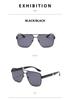 UV Protection Double Bridge Metal Aviator Sunglasses - European & American Style for Outdoor Sports & Driving