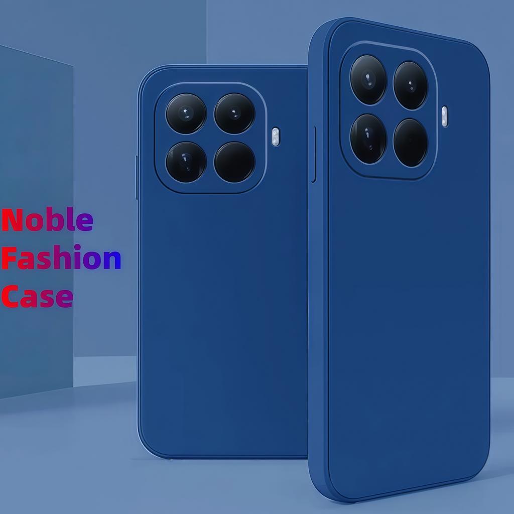 Noble Fashion Solid Colour Shockproof Protective Liquid Silicone Phone Case For Xiaomi 15T Pro / 15T