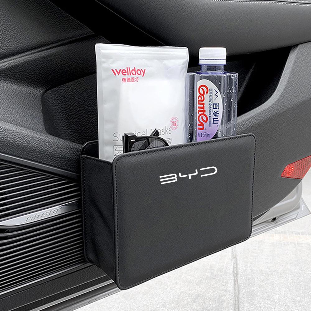 Car Trash Can Collapsible Leak-Proof Storage Bag Backseat with Garbage Bag for  BYD Tang F3 E6 Atto Yuan Plus Song Max F0 G3 I3