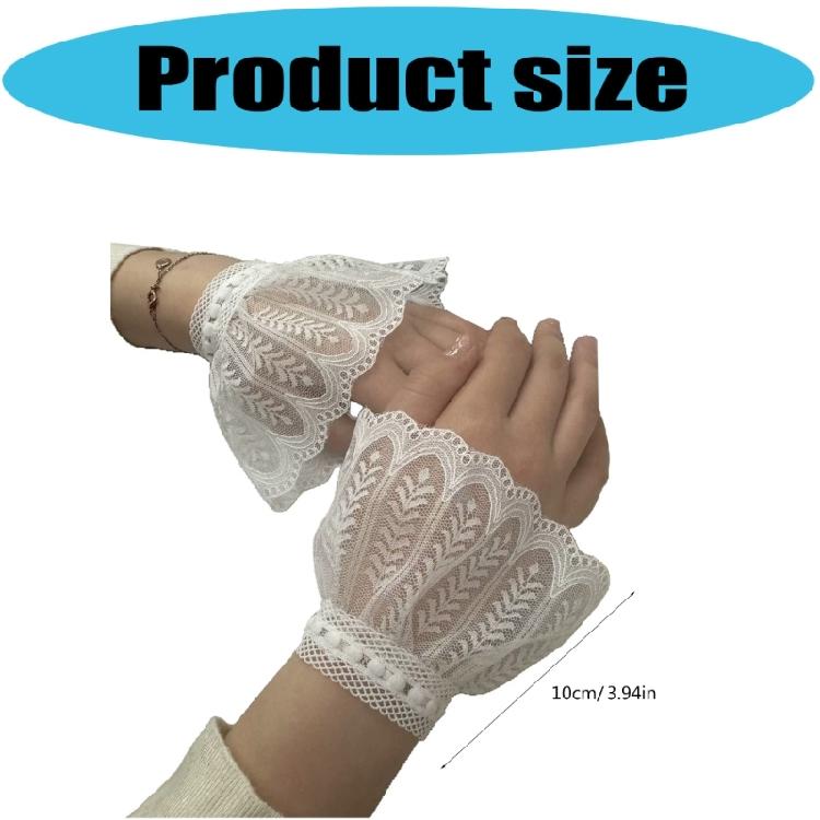Cavity Out Arm Sleeve Attachments Stretchy Material For Smooth Blending With Dresses Tops Blouses