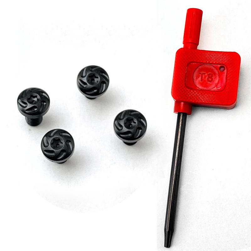 Customized 4Pcs 1911 Grips Screws Stainless Steel CNC T8 Torx Keys for 1911 Grips Model Accessories