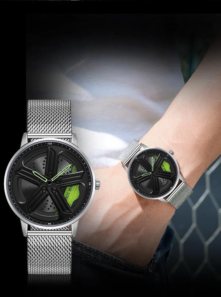 China Factory Mens Quartz Watch Sanda 1106 Original Stainless Steel Band Water Resist Chronograph Luminous Casual Watches