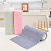 Reusable Cleaning Cloth Roll Tear Off Kitchen Dish Cloth Washable Multipurpose Cleaning Wipes for Household Kitchen and Bathroom