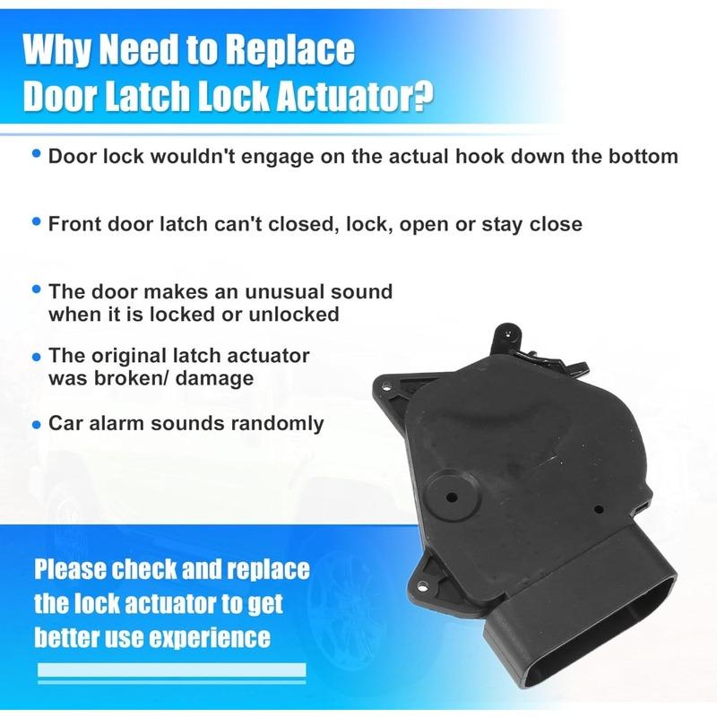 4Pcs Front Rear Left Right Side Door Lock Actuator Motor for Toyota RAV4 00-05 69120-42080 69110-42120 69120-12080 69110-12080