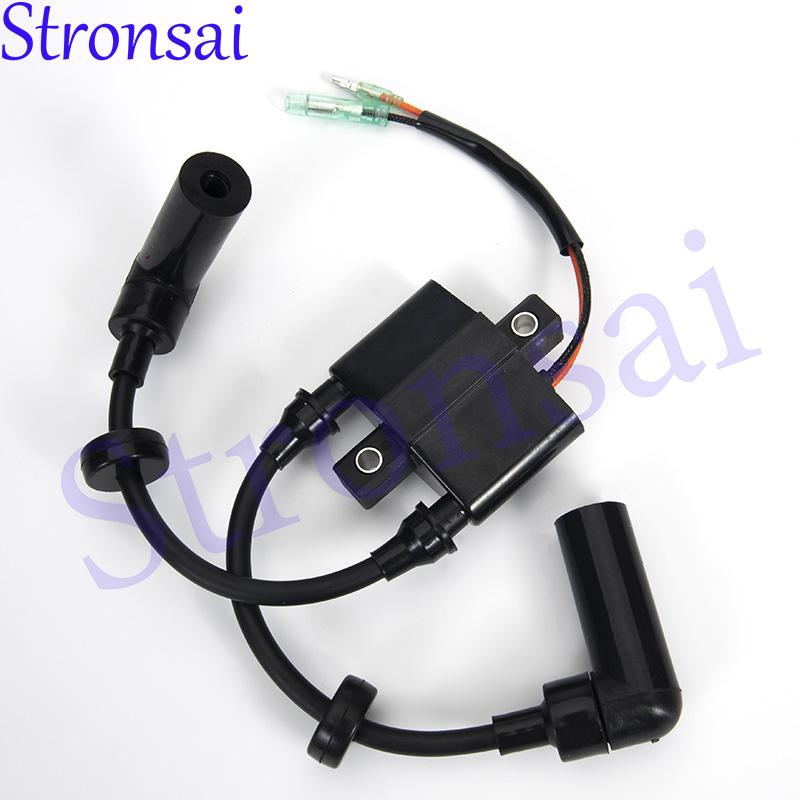 Ignition Coil 66M-85570 for Yamaha 4 Stroke 9.9HP 15HP F9.9 FT9.9 F15 Outboard Motor 66M-85570-00 66M-85570-01 66M-85570-03