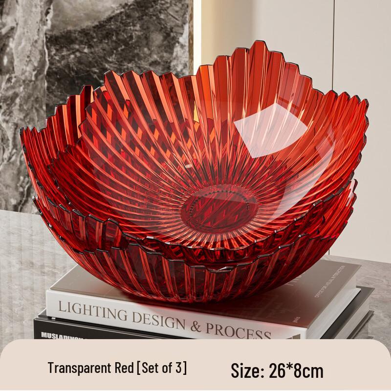 Ru Han Modern Minimalist Floral Fruit Plate Set