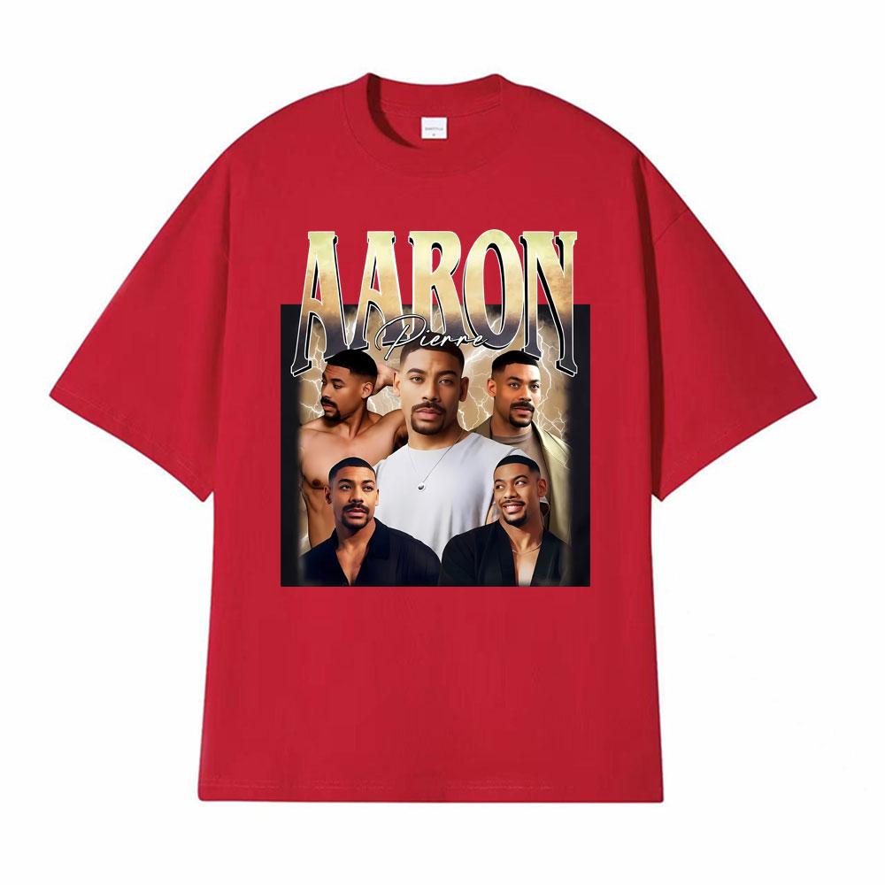 Aaron Pierre Vintage 90s Hot Sale Merch T Shirts Unisex Women Fashion Vintage Cotton T Shirt Comfort Oversized High Quality TShirt