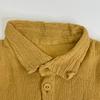 Haat Issey Miyake 23AW Yellow Cotton KYO CHIJIMI Long Sleeve Shirt Tops 2 yellowUsed
