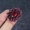 Pink Rubillite Gemstone 925 Sterling Silver Jewelry Ring Size 7