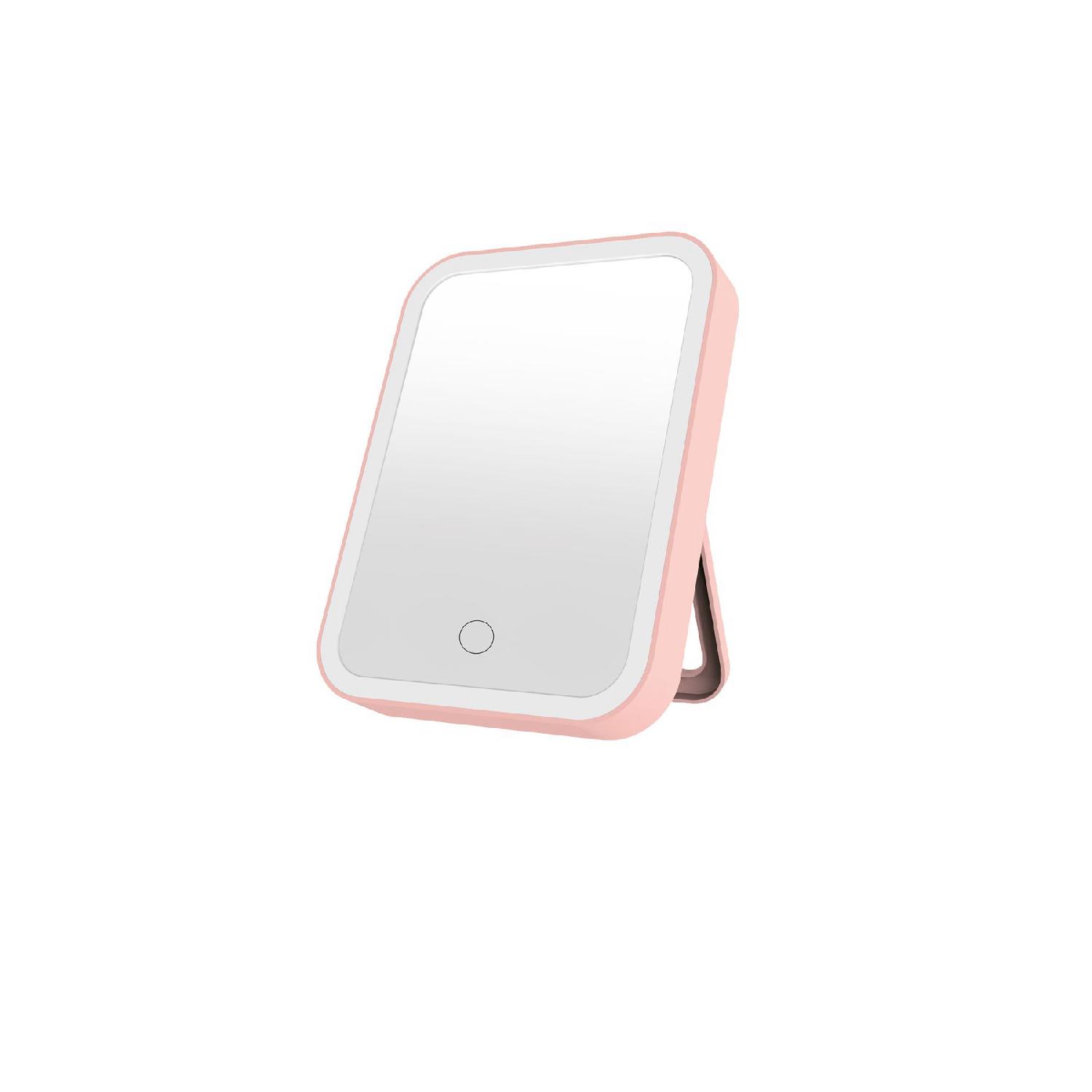 

Shethink Touchmatic Led Lighted Rectangular Pink Makeup Mirror Mu40 рожевий