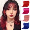 Synthetic Colorful Hair Pieces Clip In Short High Temperature Fiber Hair Bangs Hair Extensions Hair Accessories For Women Use