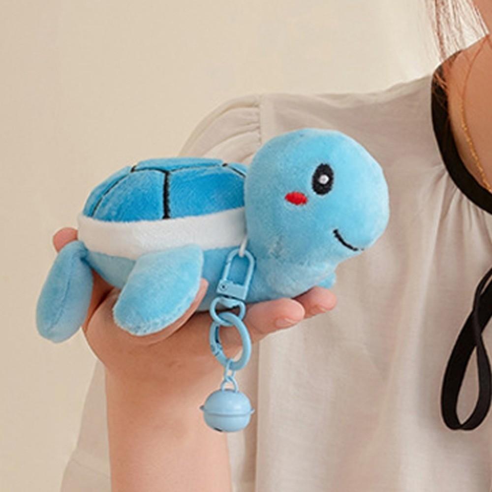 Stuffed Turtle Plush Doll Keychain Bell Turtle Plush Toy Keyring Turtle Plush Pendant  Bag Hanging