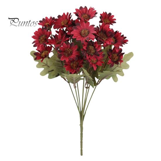 Faux Floral Arrangements for Gifts Artificial Daisy Flowers, Realistic Plastic Arrangements, Reusable Flower Bouquet, Fake Plants Living Room