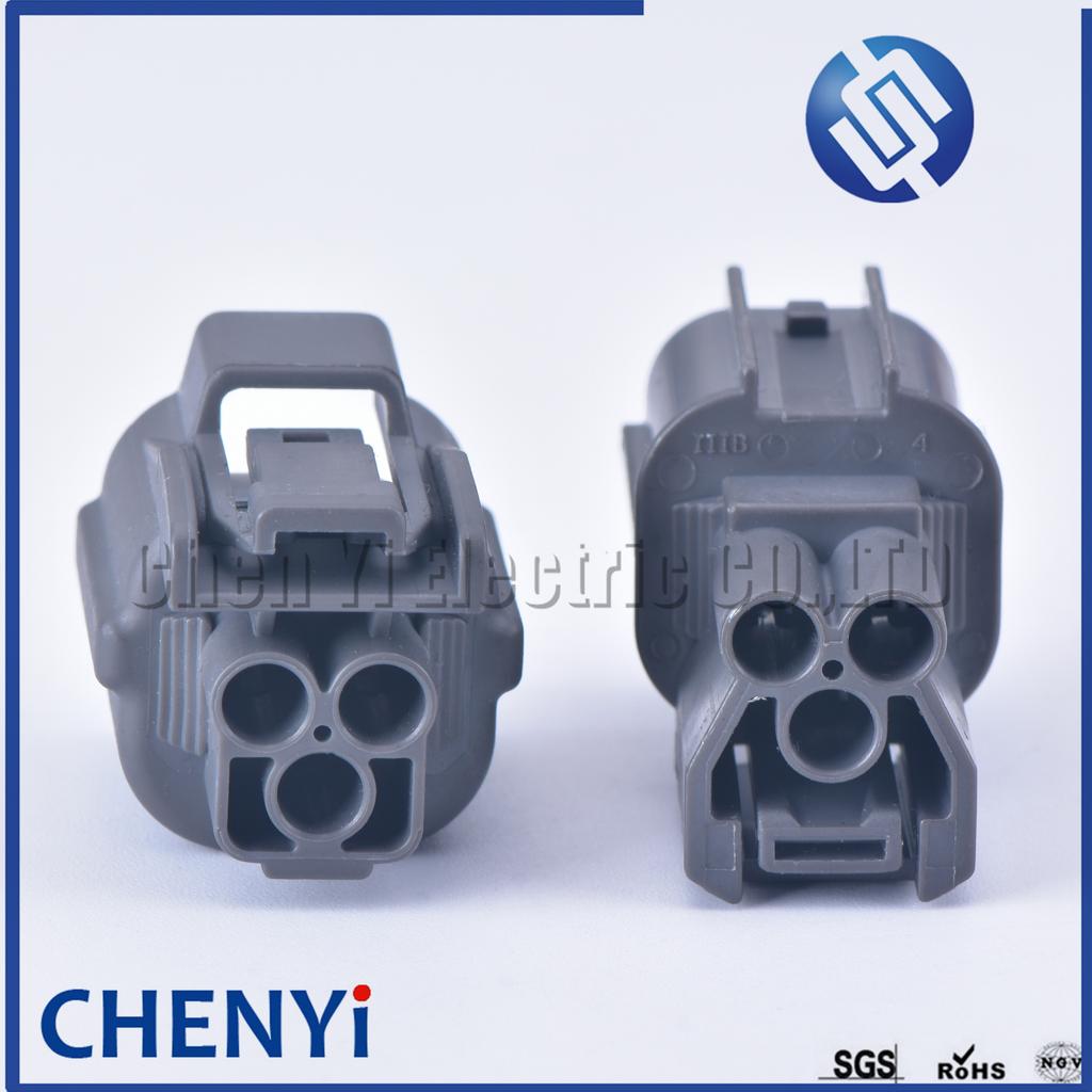 3 Pin Automotive Wire Harness Connector Plastic Plug 6181-0072 6189-0131 For Excavator Sensor Solenoid Valve Yamaha OBD2