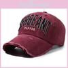 Embroidery Alphabet Sergeant Baseball Cap Unisex Breathable Peaked Gift Caps