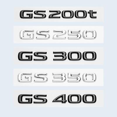 Lexus GS Series Displacement Tail Badge Sticker for GS300, GS350, GS400, GS430, GS460