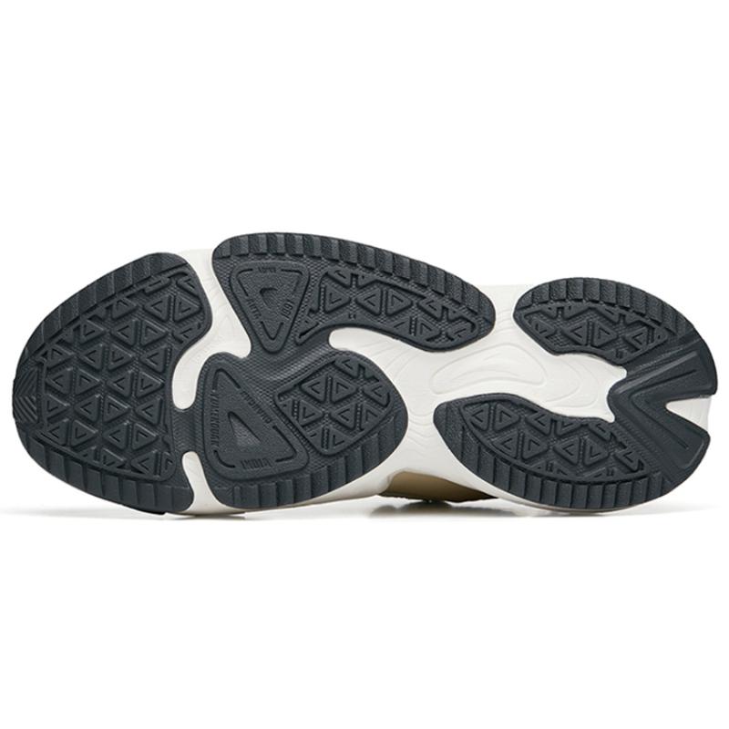 Anta Walker 3.0 Running Culture Collection Lightweight Low-Top Sports Casual Shoes Men's White Yellow Sneakers 112238881-3