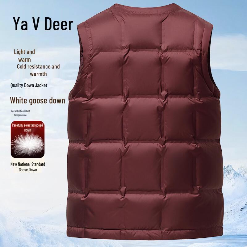 Ya Lu Unisex Goose Down Padded Vest