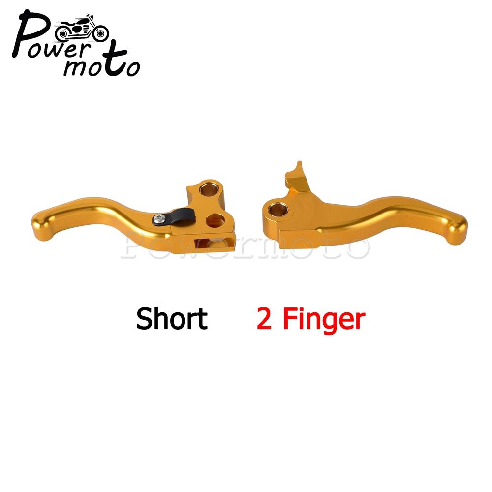 For Harley Dyna Brake Clutch 2-3 Finger Handle Levers Fits Wide Glide CVO SE Street Bob Low Rider Fat Bob Super Glide 1996-2017