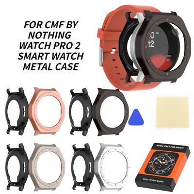 Metalowe etui ochronne na smartwatch CMF By Nothing Watch Pro 2, zamienne etui ze stopu aluminium, akcesoria do smartwatcha