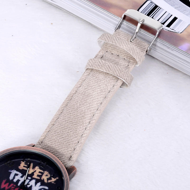2017 neue Ankunft Mode Quarz Frauen Bunte Casual Leder Elegante Armbanduhr Alles Wird OK sein