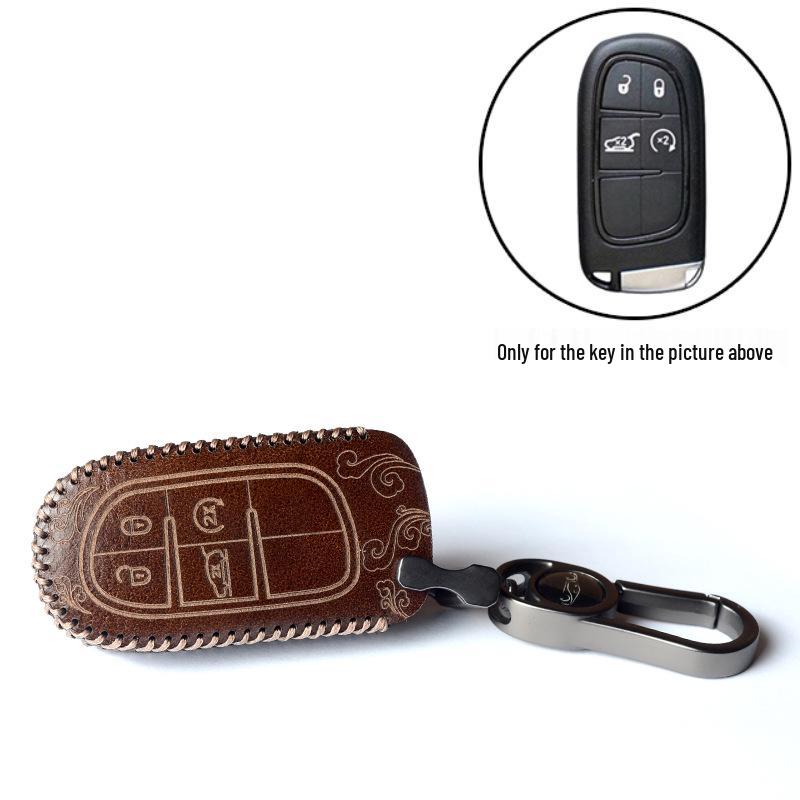 

Jeep & Dodge Key Case for Compass, Renegade, Cherokee, Grand Cherokee, Commander