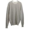 Made In Italy 100% Cashmere Long Sleeve Sweater M Gray Knit Men's Used