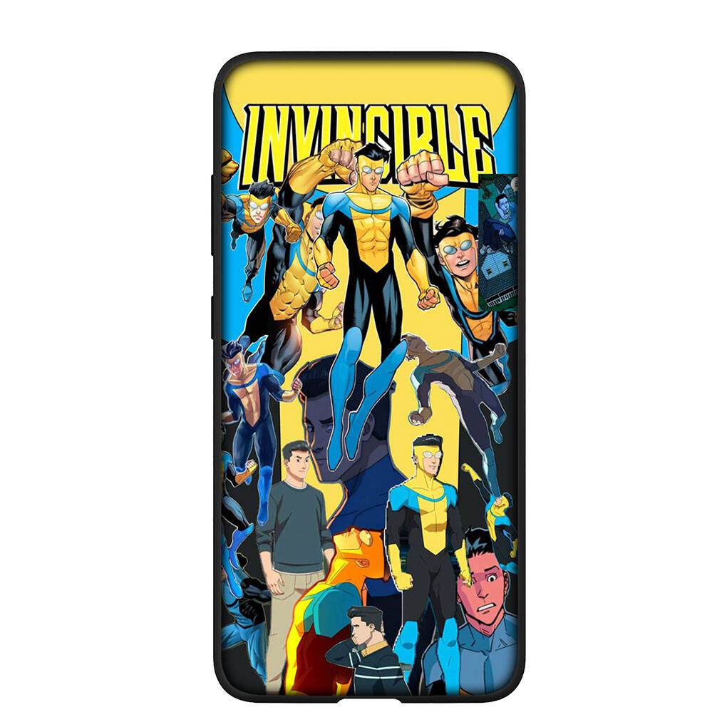 Phone Case for Samsung Galaxy S25 S23 S22 S24 Ultra FE S9 A05 A06 A15 A16 A36 A37 A35 A54 A55 A56 A57 A25 A26 A53 Silicone I-Invincibles Collage Cover