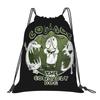 Custom Cowardlyes Dogs Anime Drawstring Bag for Training Yoga Backpacks Men Women Slapstick Sports Gym Sackpack