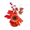 DIY Artificial Pumpkin Flower Bonsai Style Autumn Harvest Decoration  Office Desktop