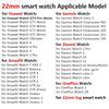 22mm Man Titanium Strap for Huawei GT4/5 Pro 46mm Watch 4 Pro Luxury Link Bracelet for Amazfit GTR 47mm Balance Garmin Venu 3