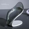1pc Drain Soap Holder Box Bathroom Shower Soap Storage Tray Rack Ledge Leaf Shape Plastic Drainage Accessory